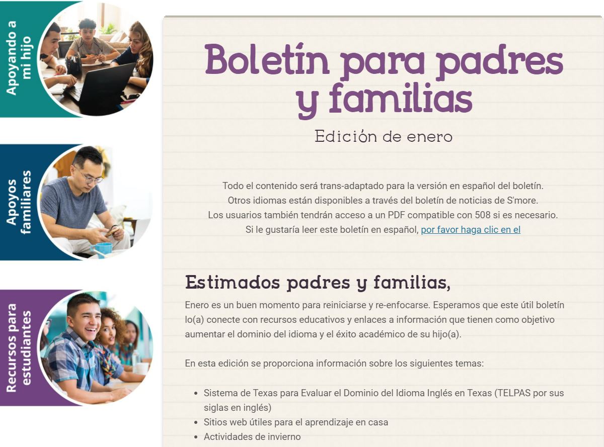 Bulletin para padres